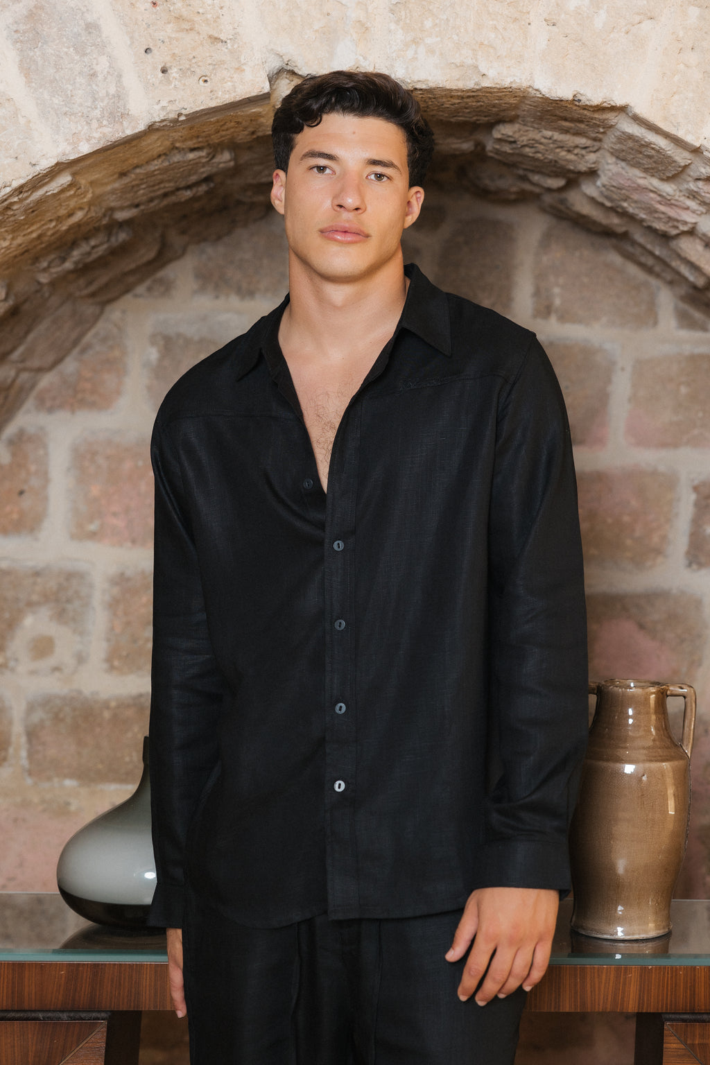BUTTON-UP SHIRT BD minimal branding
