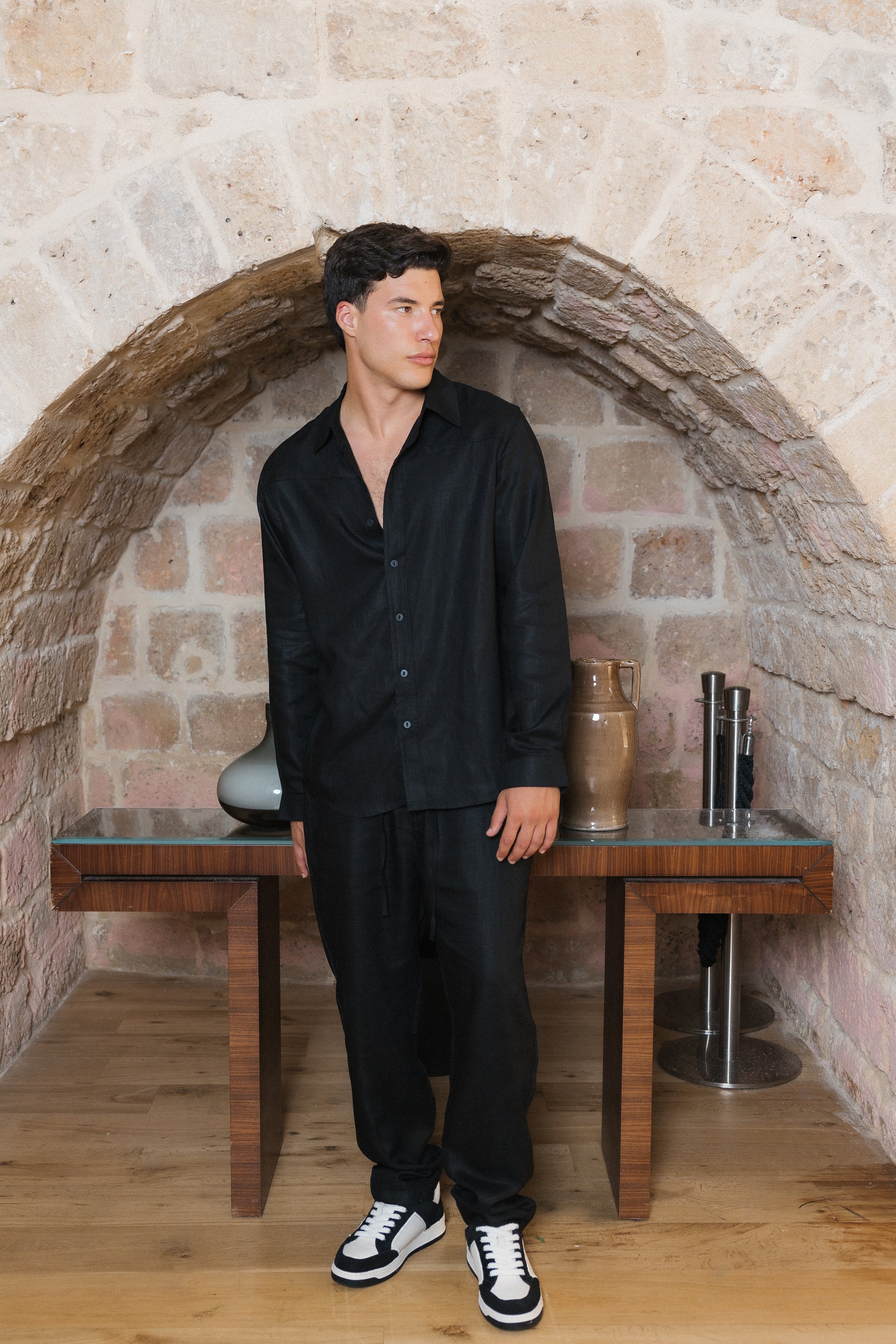 BUTTON-UP SHIRT BD minimal branding
